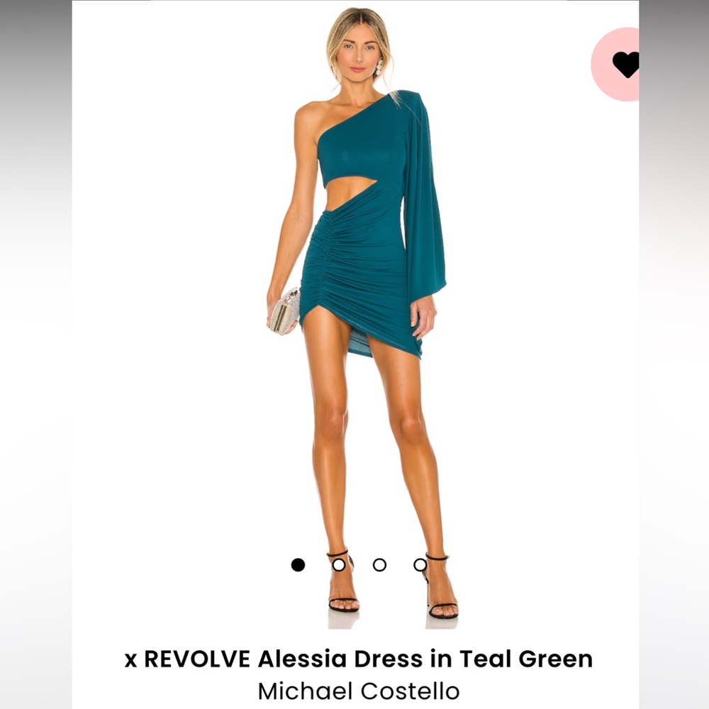 REVOLVE Alessia Dress in Teal Green
Michael Costello- XS
